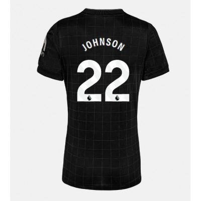 Ženski Nogometni dresi Tottenham Hotspur Brennan Johnson #22 Gostujoči 2025-26 Kratek Rokav Ženski Nogometni dresi Tottenham Hotspur Brennan Johnson #22 Gostujoči 2025-26 Kratek Rokav